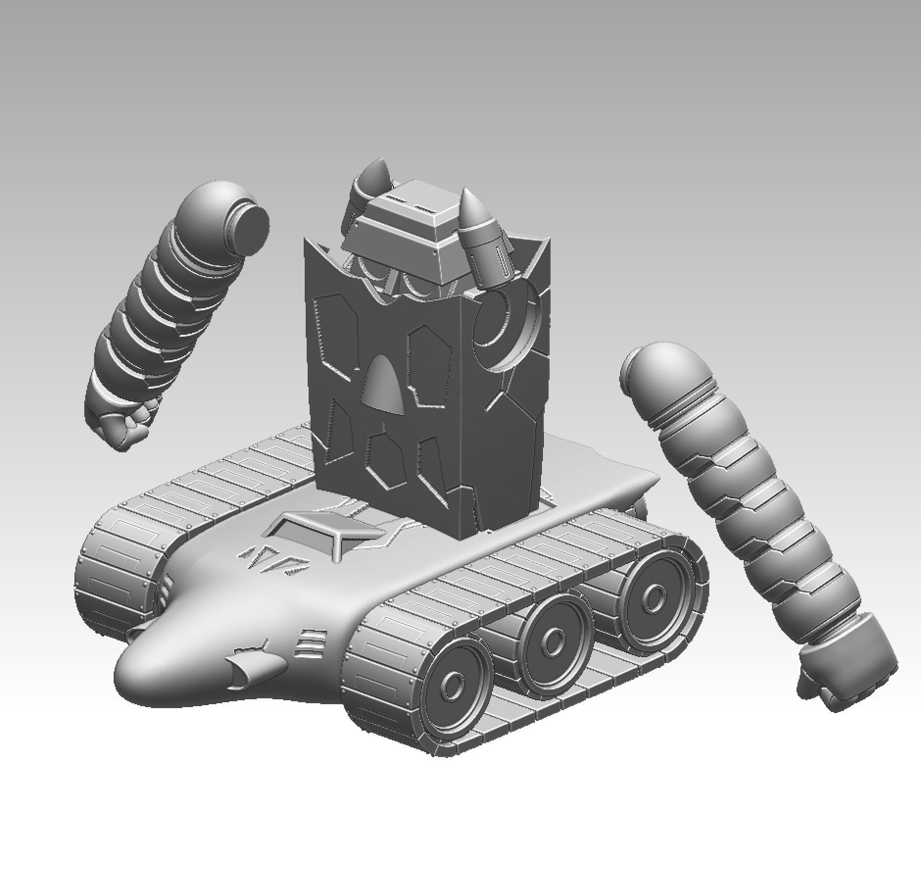 Chibi Getter-3 3D print model_2