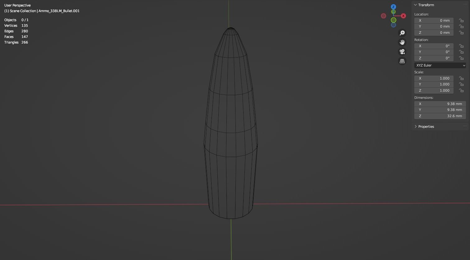 338 Lapua Magnum Ammo and Ammobox 3D model_6