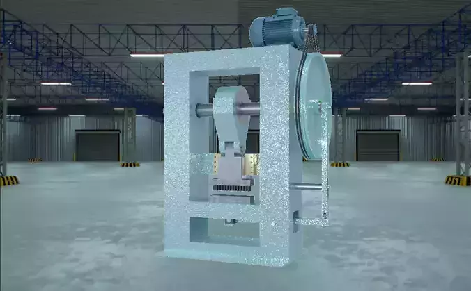 Eccentric Press - Glass Mosaic 3D model