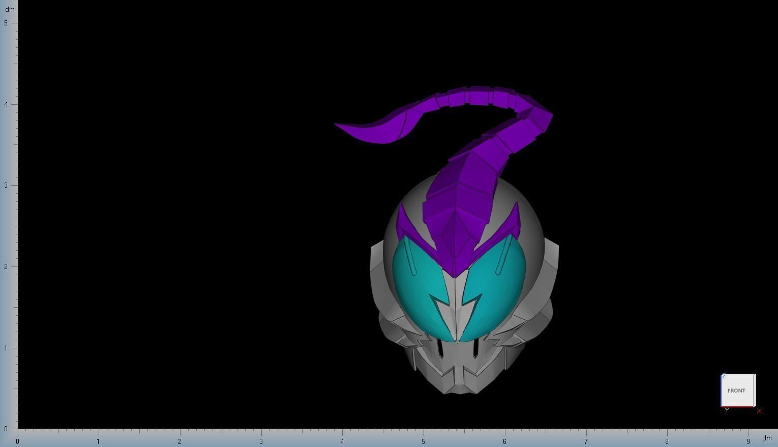 Kamen Rider Sasword 3d Helmet 3D print model_2
