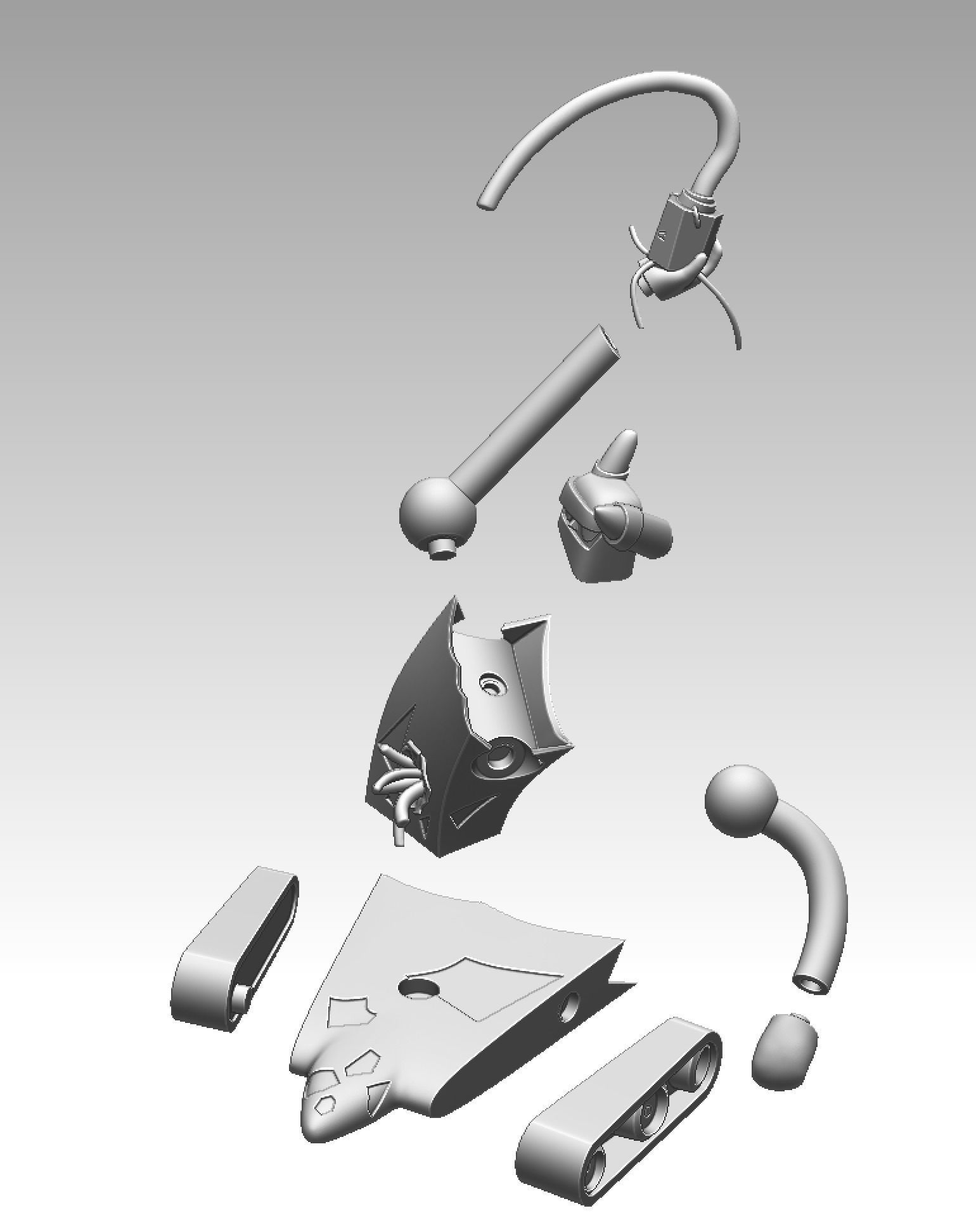 Chibi Getter3 3D print model_2