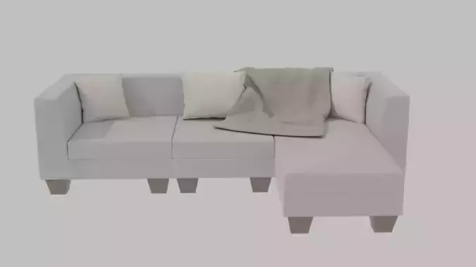 White Sectional Sofa Couch