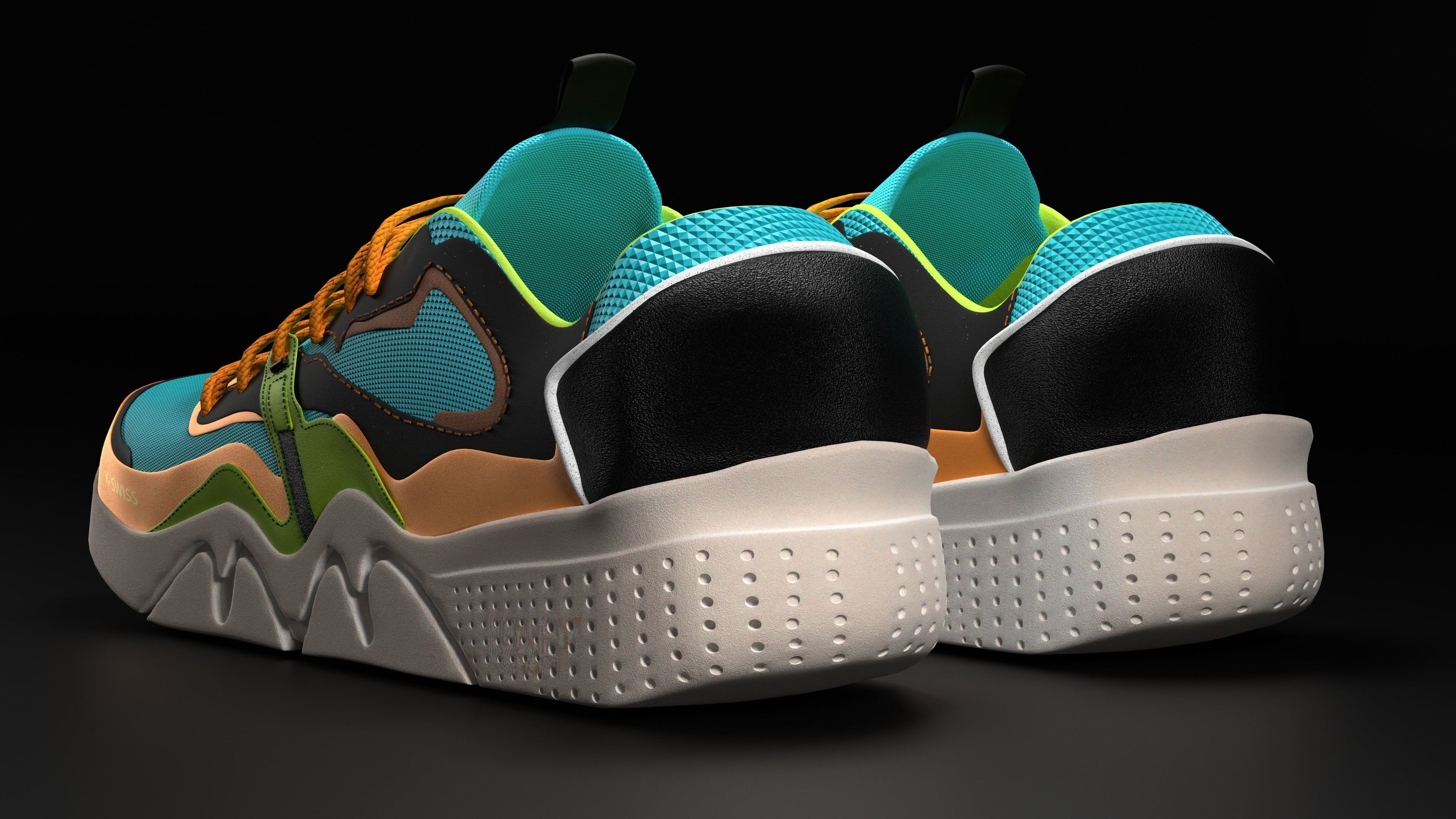 shoes - K-Swiss 3D model_4