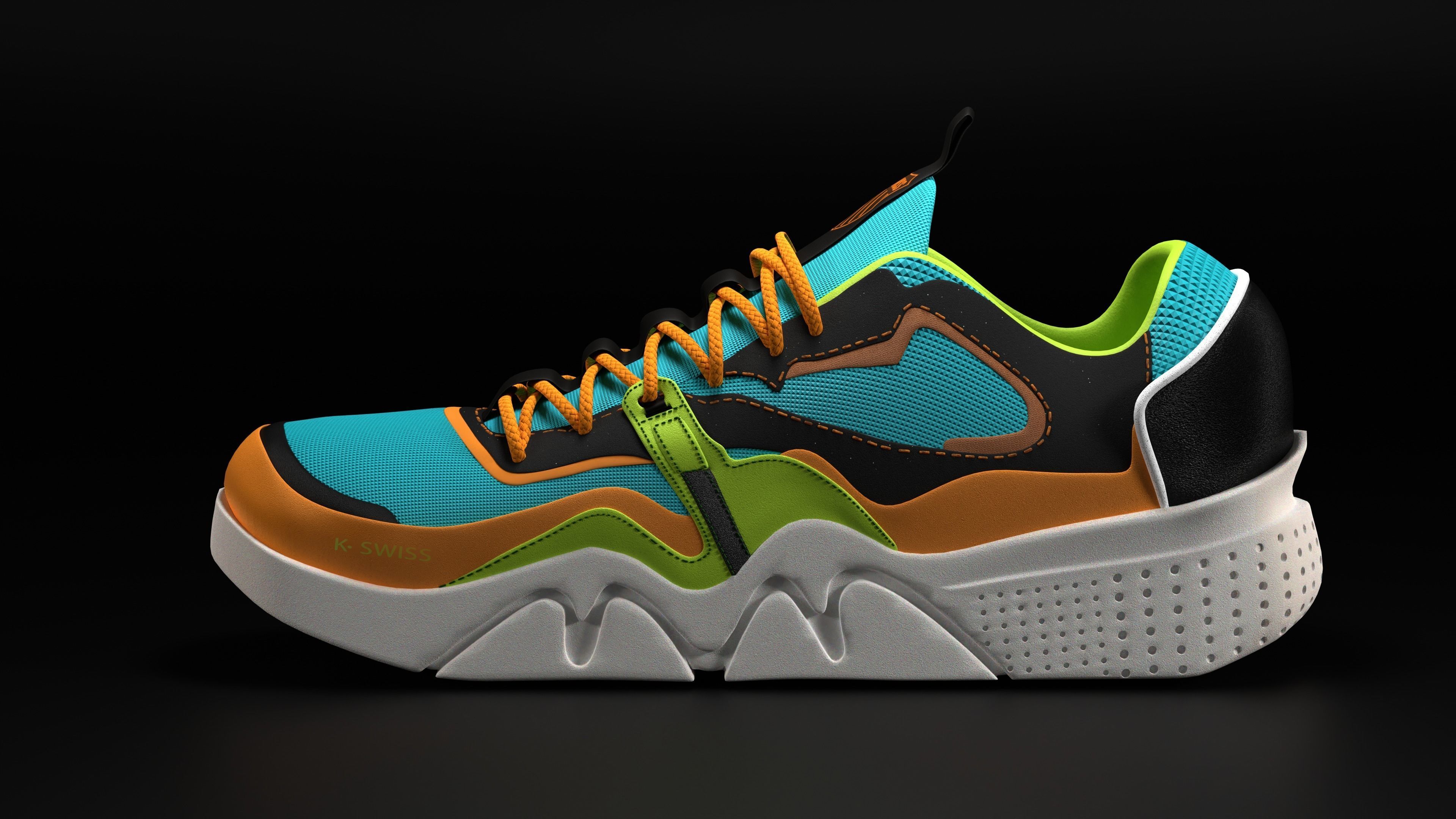 shoes - K-Swiss 3D model_1