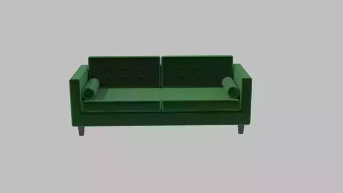 Simple Velvet Modern Sofa Couch