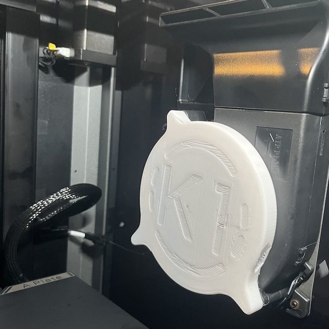 CREALITY K1 UPGRADE - SILENT COVER SIDE FAN - UPGRADE 3D print model_1