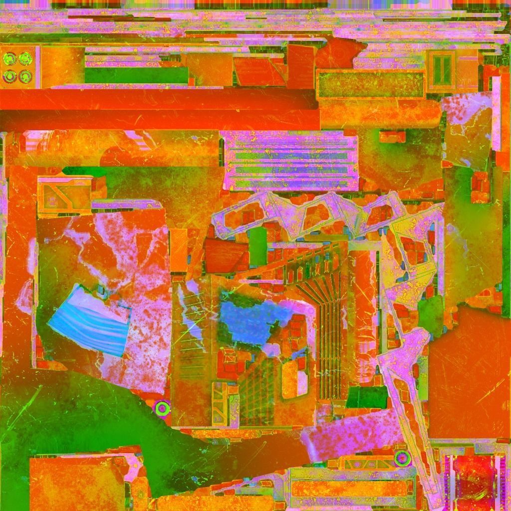 Sci-fi portal Low-poly 3D model_11