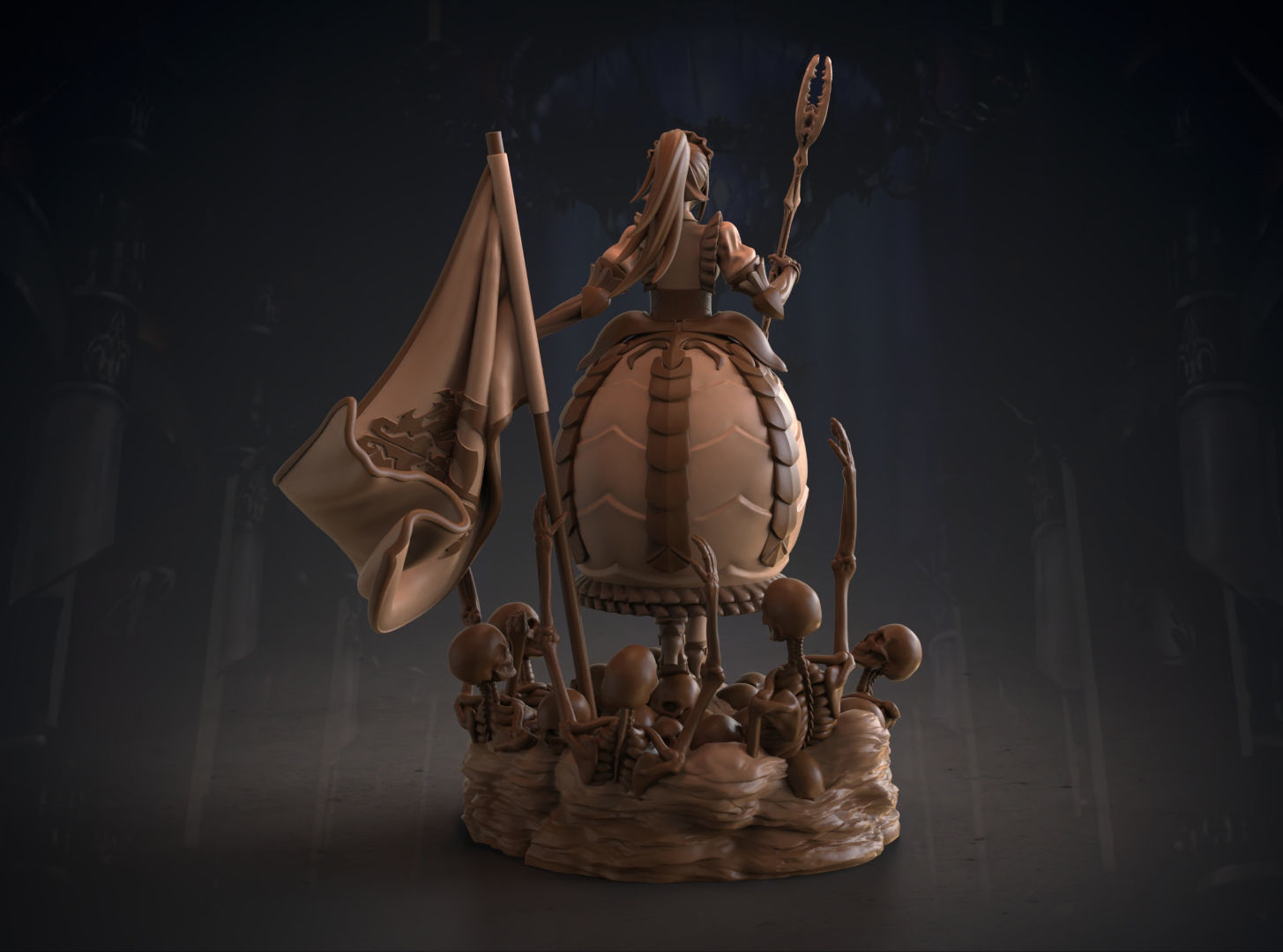 Narberal Gamma battle maid - Overlord 3D print model_3