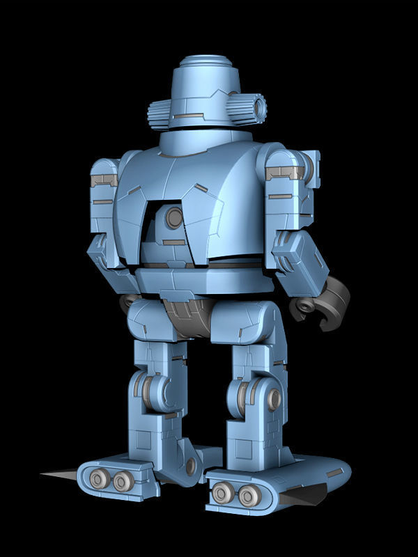 Human Robot 3D print model_1