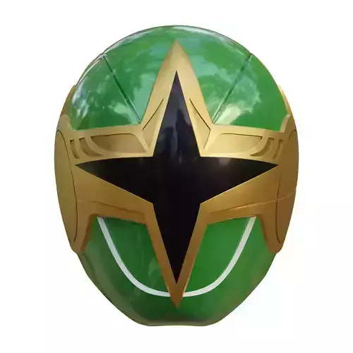 Green Samurai Ranger Helmet - Power Rangers Ninja Storm Cosplay 3D print model