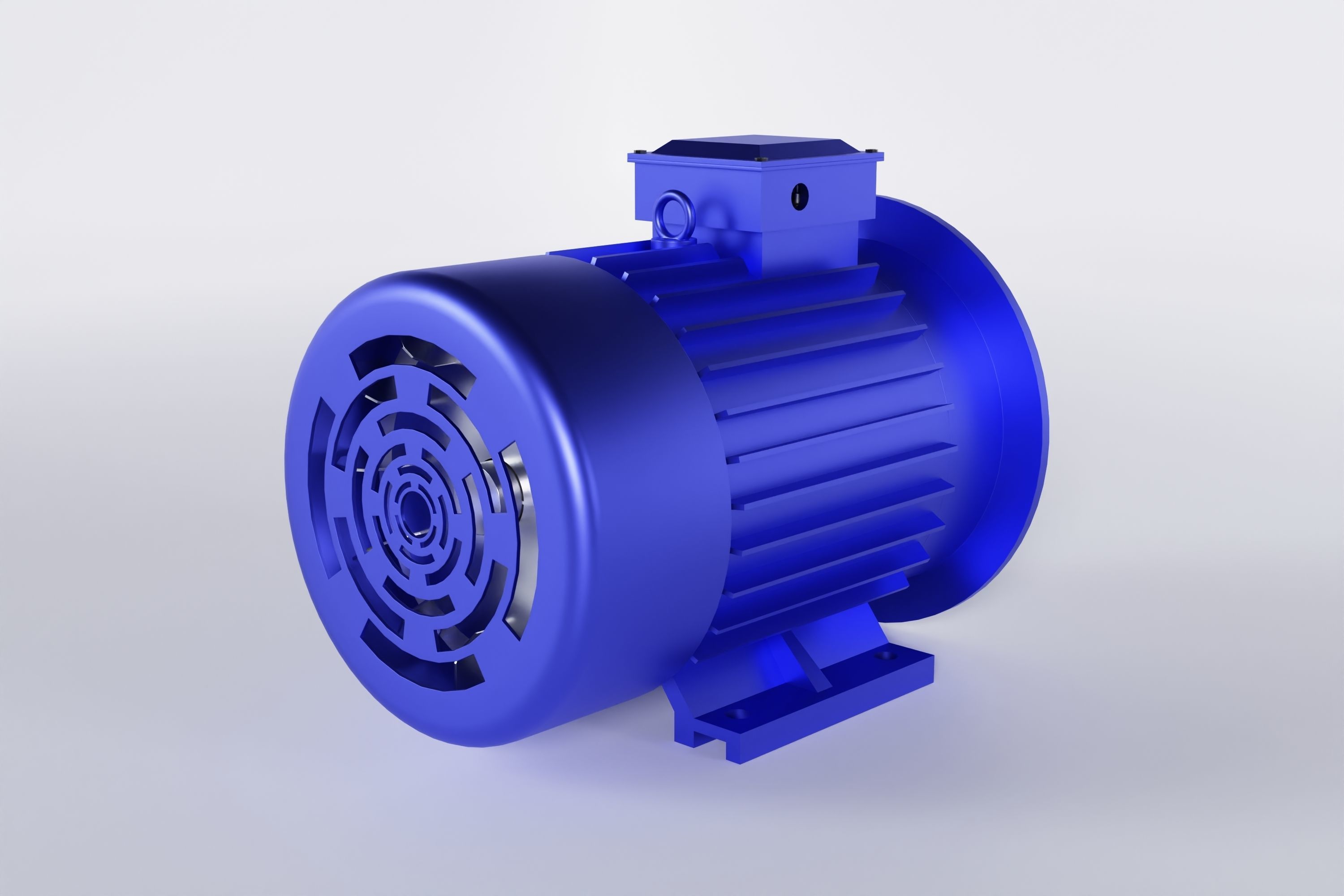 Squirrel Cage Induction motor 3d model  3D model_4