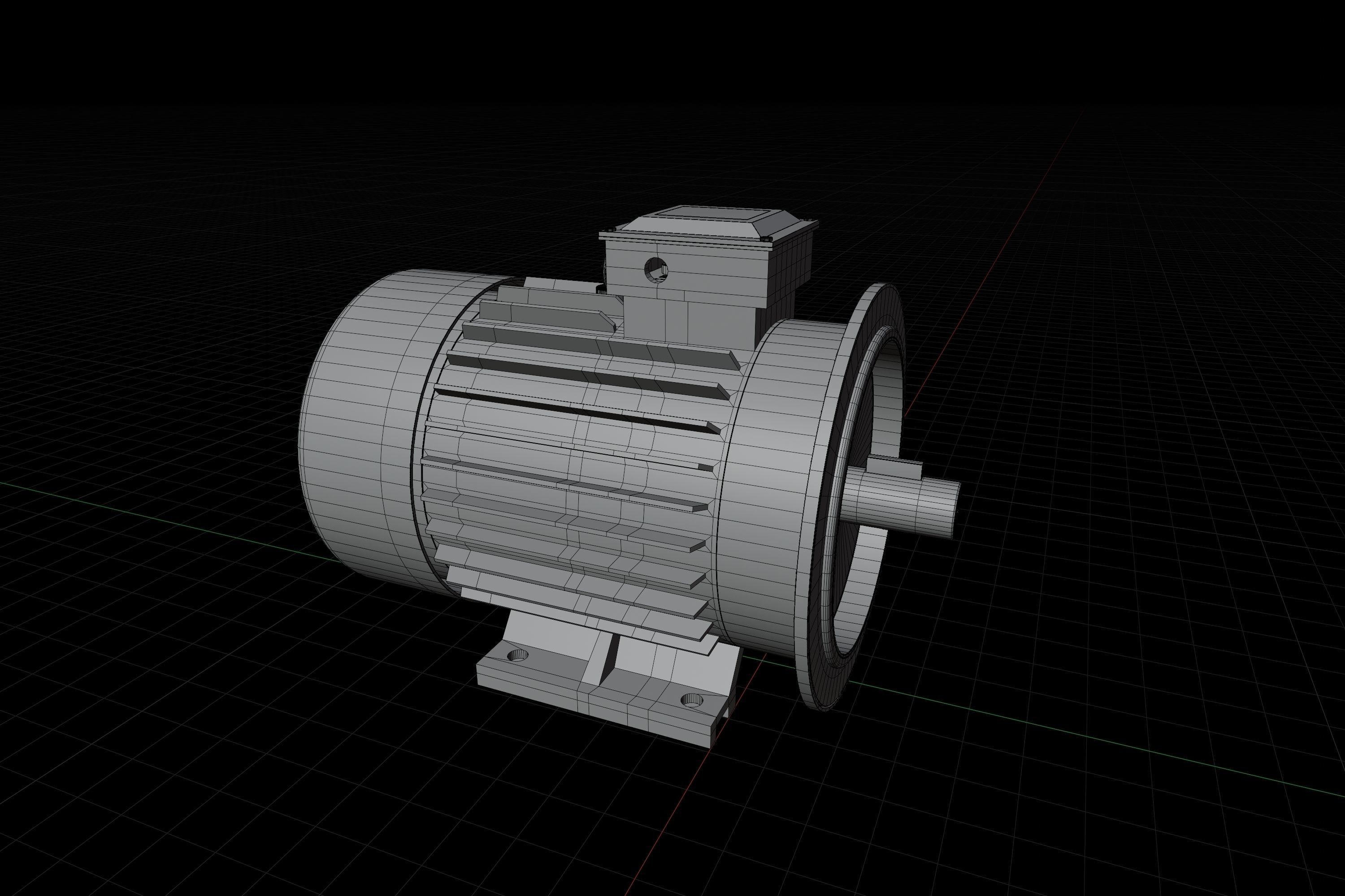 Squirrel Cage Induction motor 3d model  3D model_9