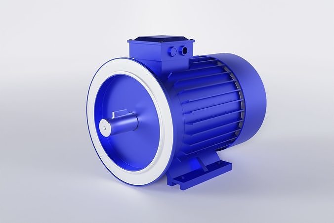 Squirrel Cage Induction motor 3d model  3D model