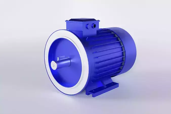 Squirrel Cage Induction motor 3d model 