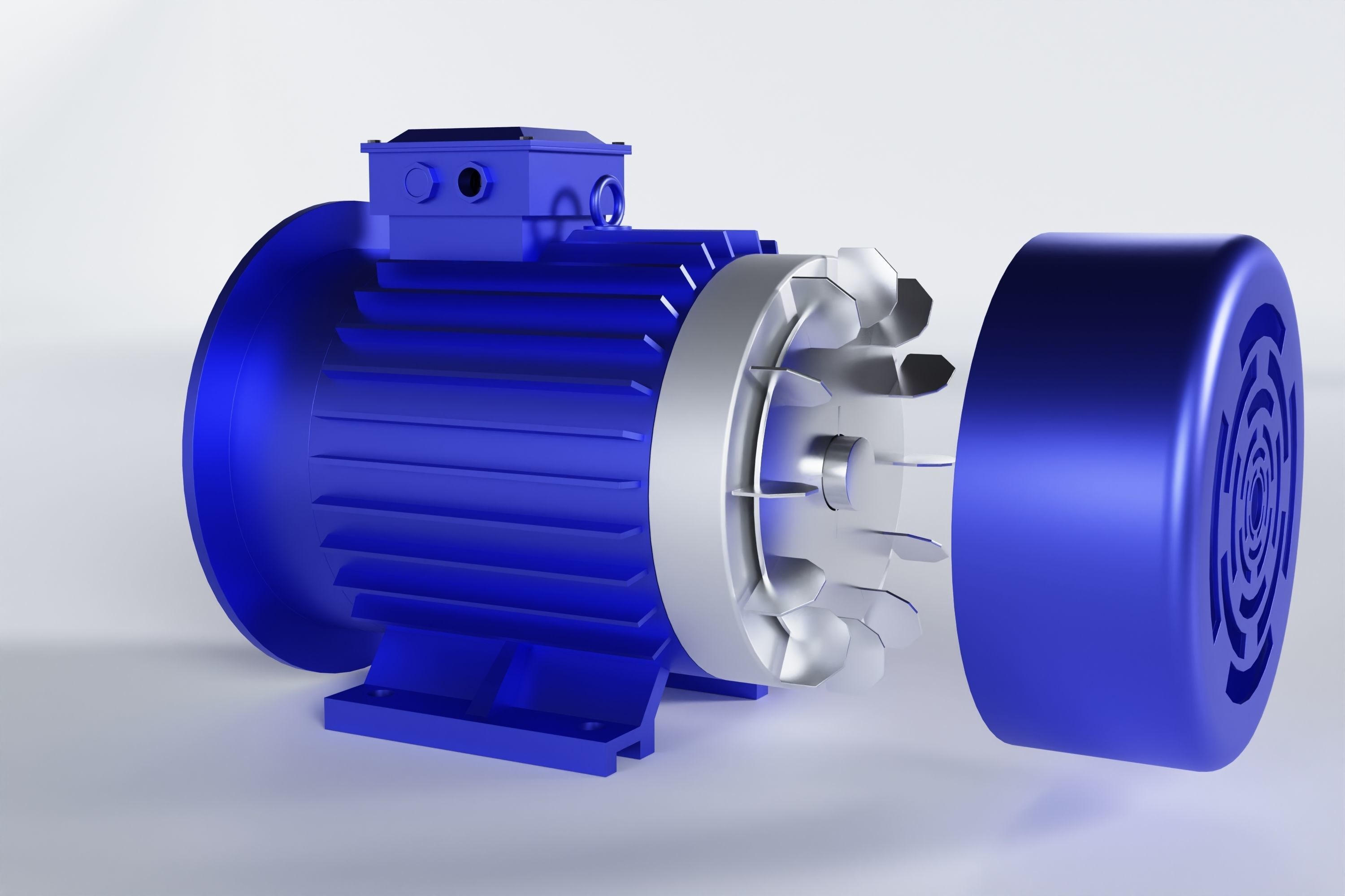 Squirrel Cage Induction motor 3d model  3D model_3