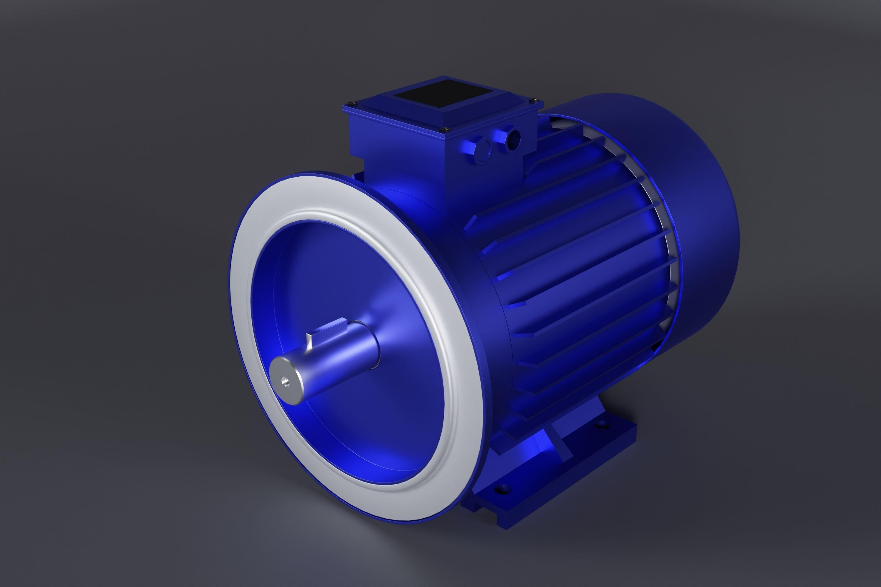 Squirrel Cage Induction motor 3d model  3D model_2