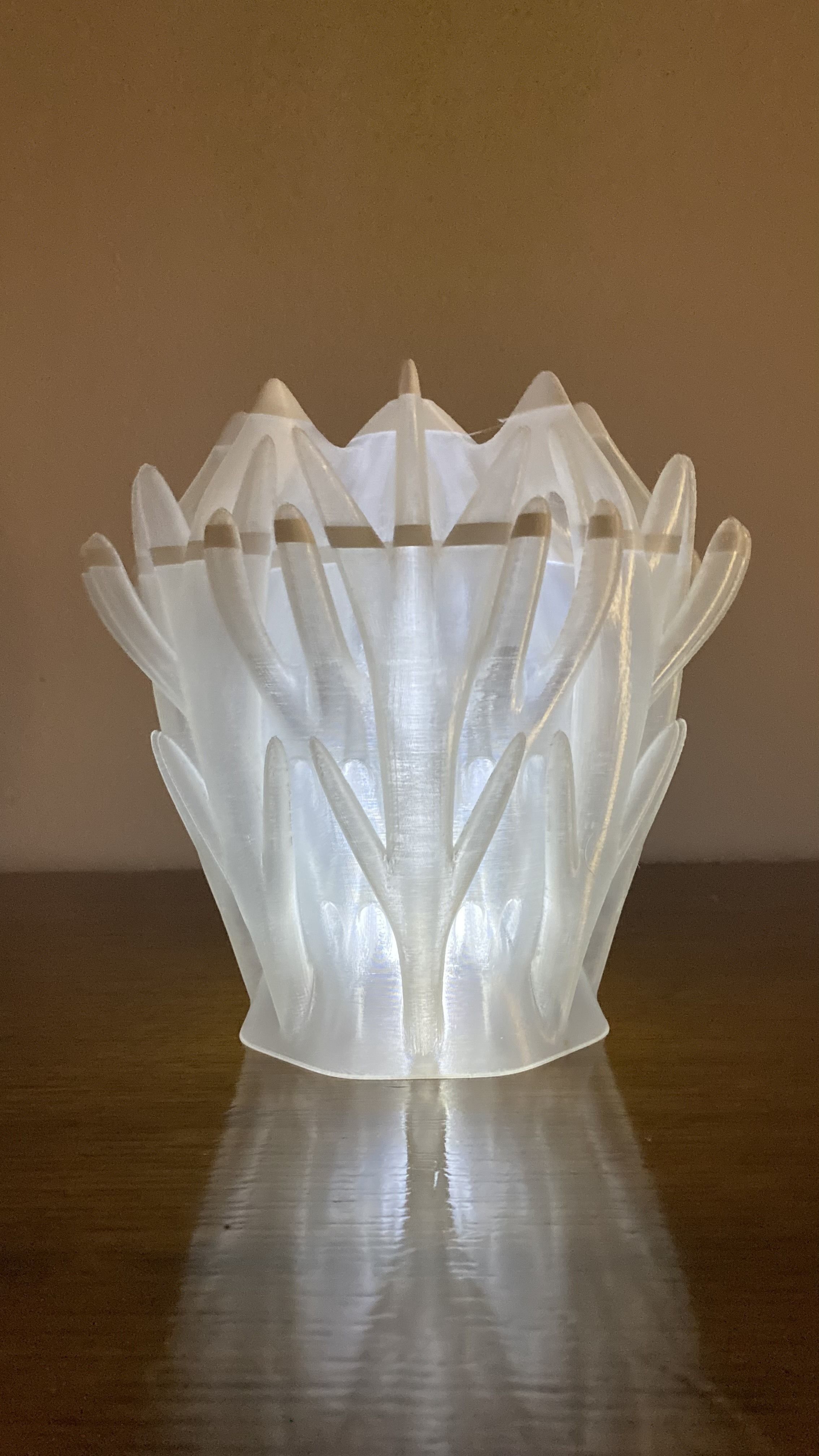 Queen Lamp 3D print model_6