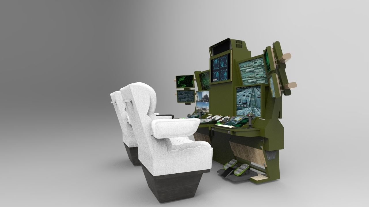 Drone Command Center 3D model_3