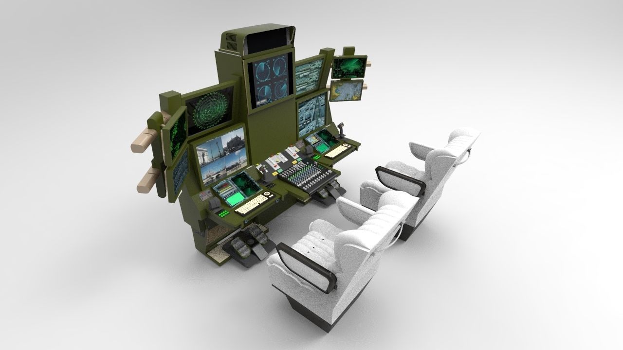 Drone Command Center 3D model_4