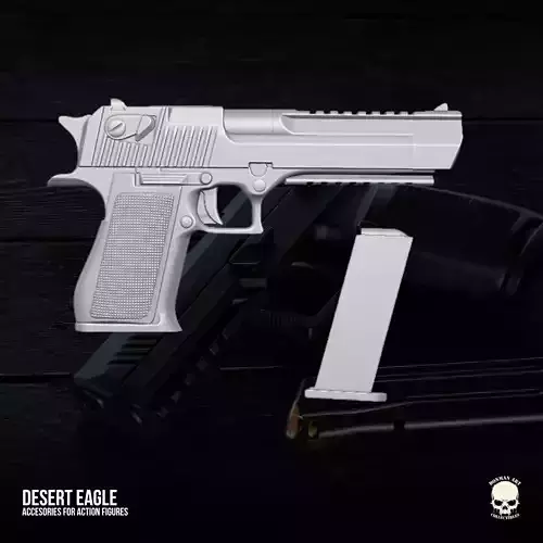 Desert Eagle 3D printable File for Action Figures