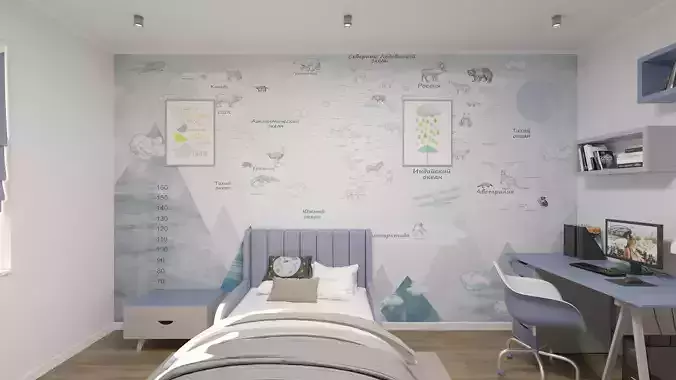 Kidsroom Interior 3D Model