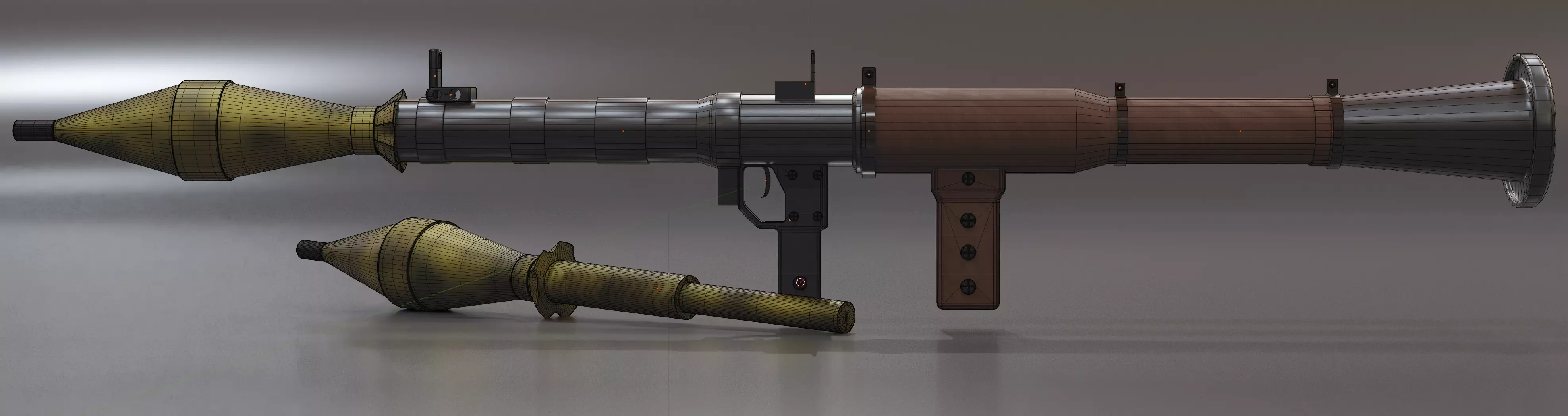 RPG-7 Free low-poly 3D model