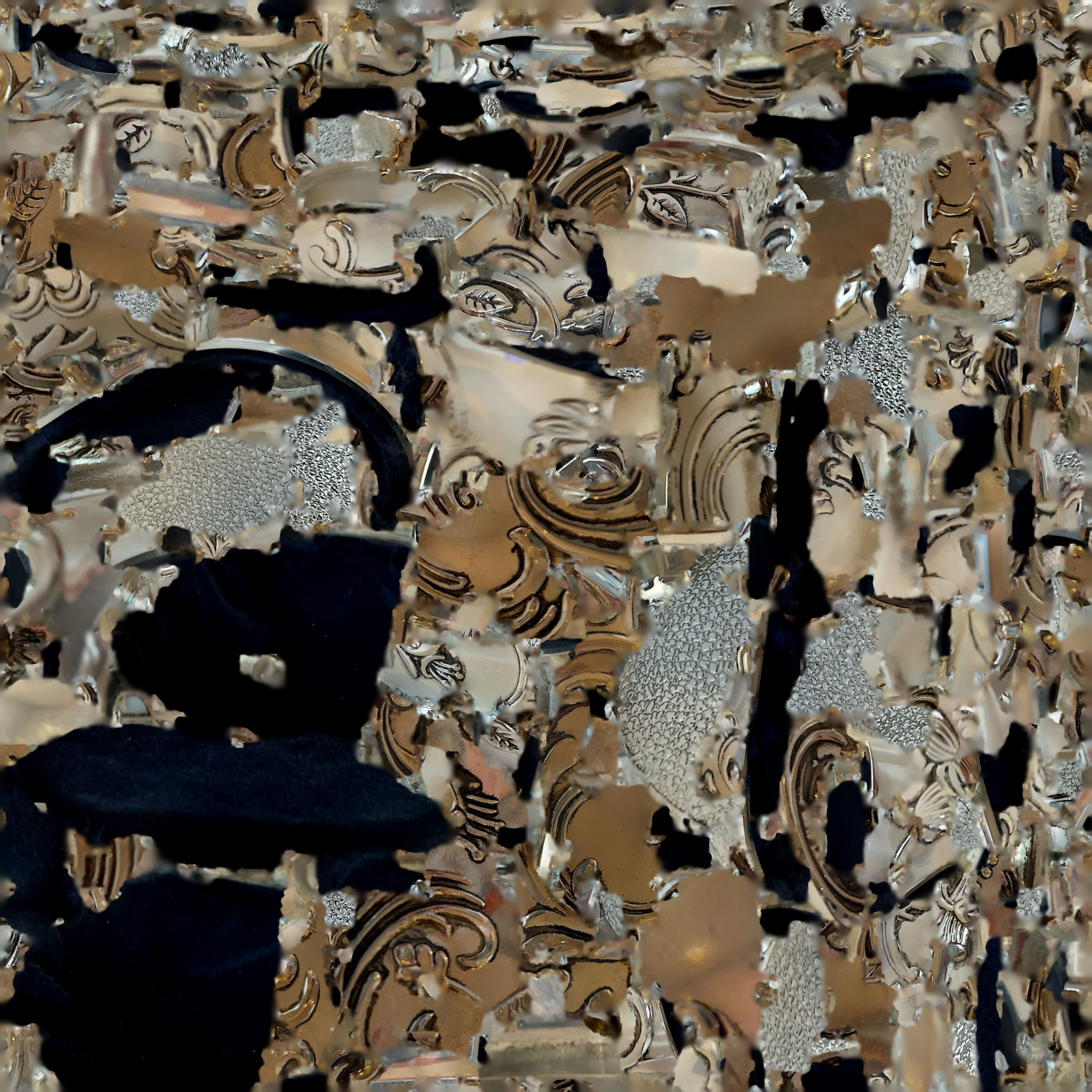 Silver Chest 3D model_5