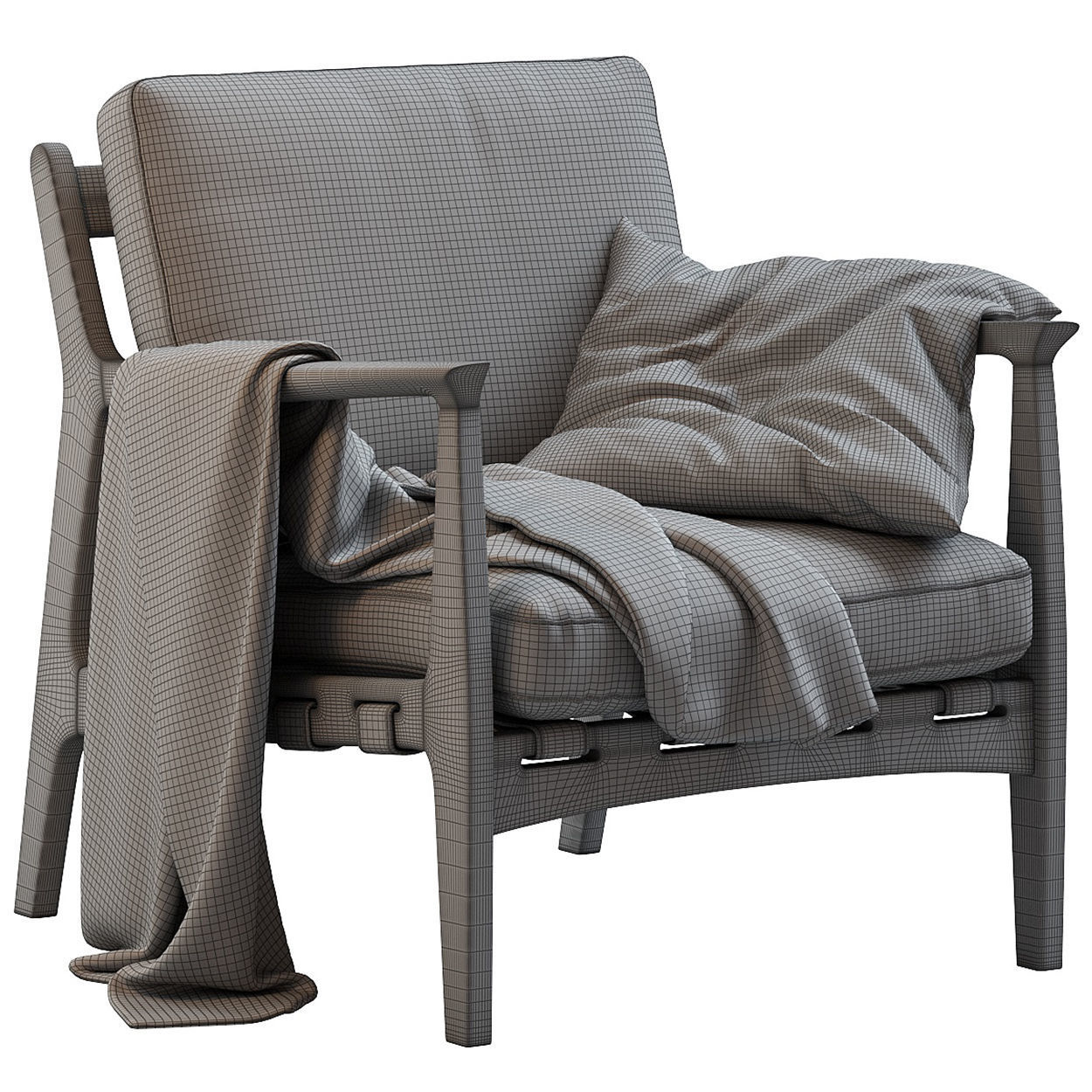 Kenneth Leather Chair 3D model_18