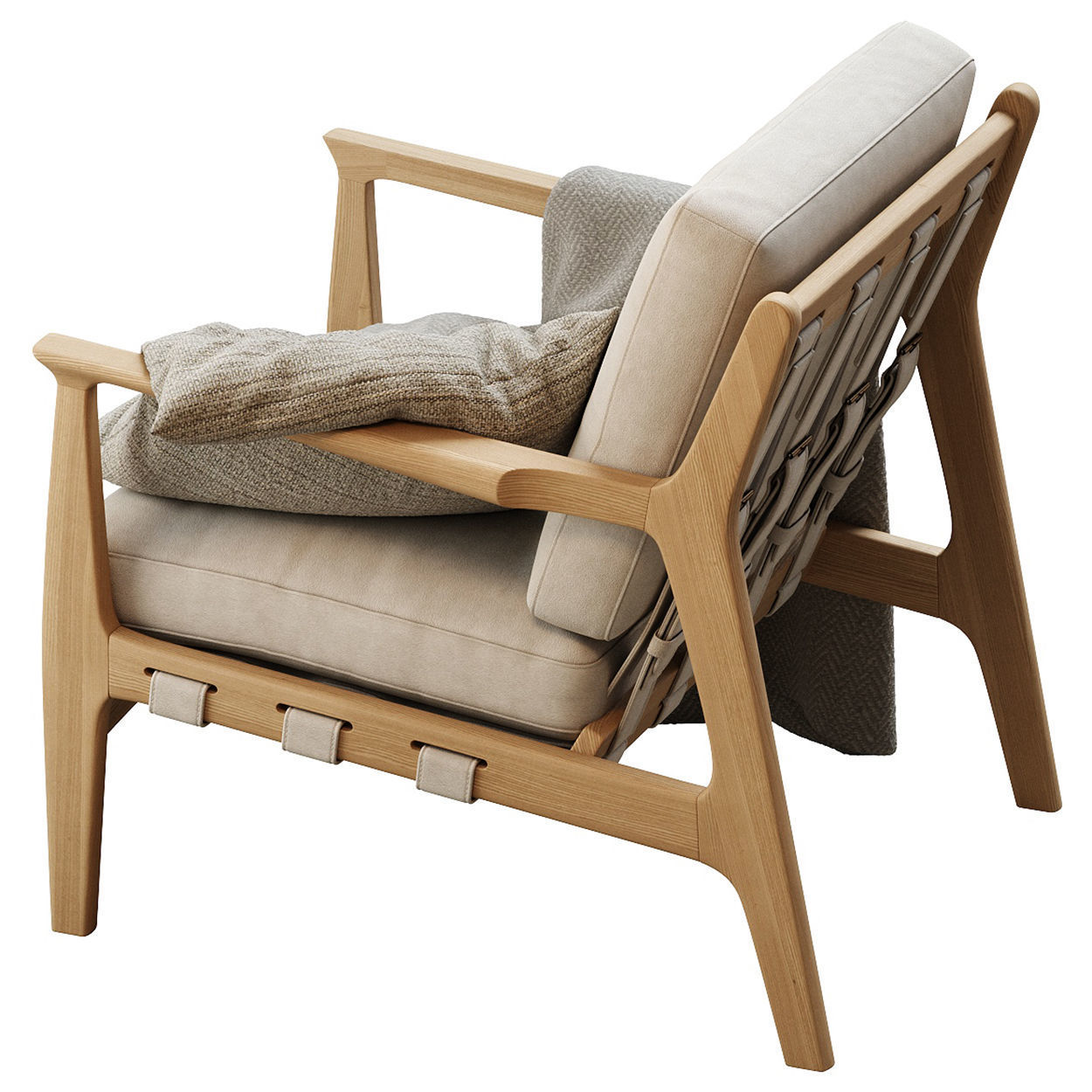 Kenneth Leather Chair 3D model_16