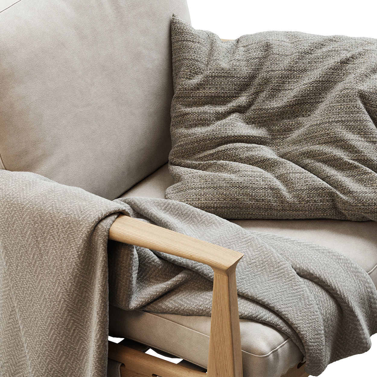 Kenneth Leather Chair 3D model_14