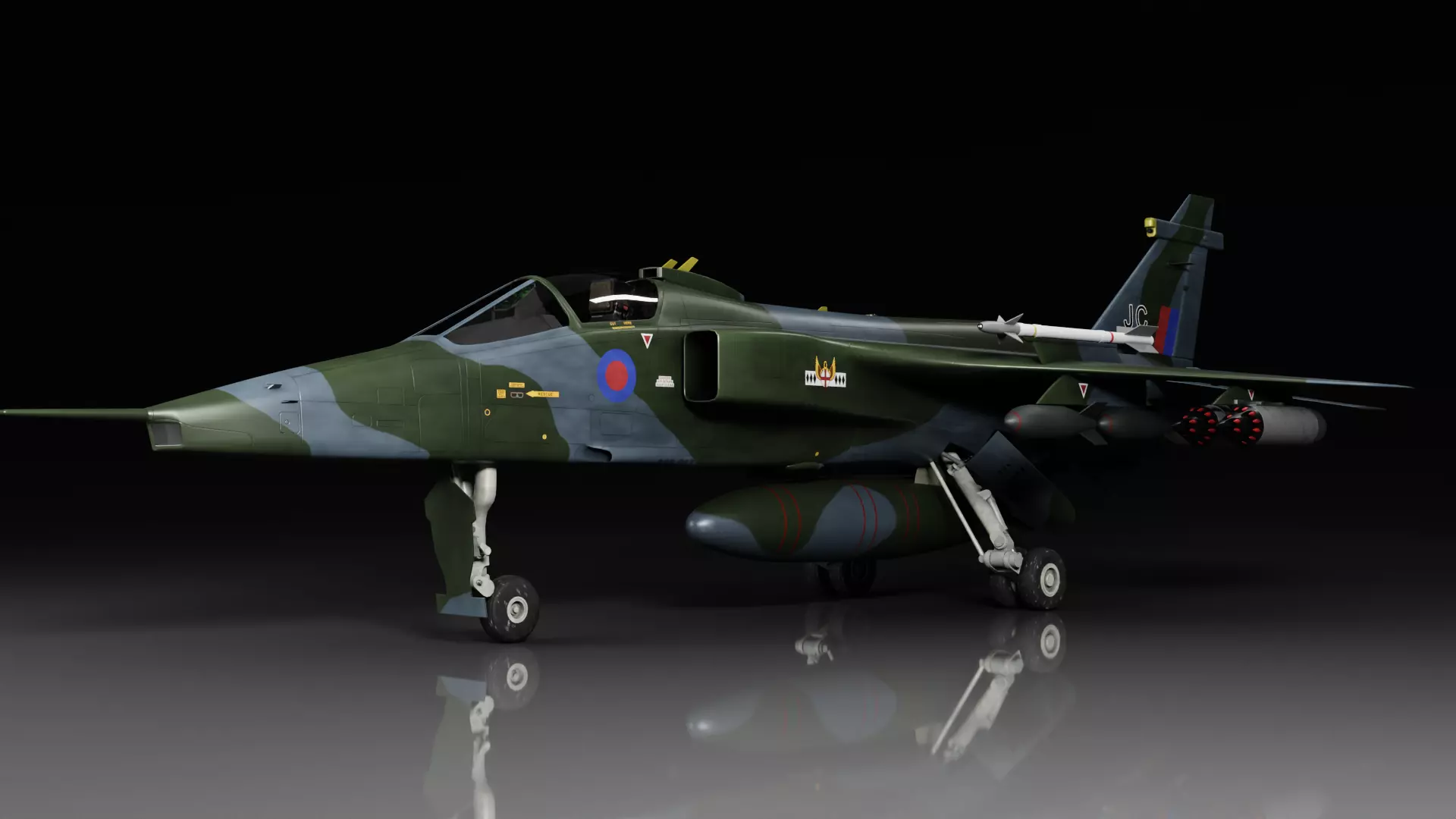 Sepecat Jaguar GR3 3D model 3D model_0