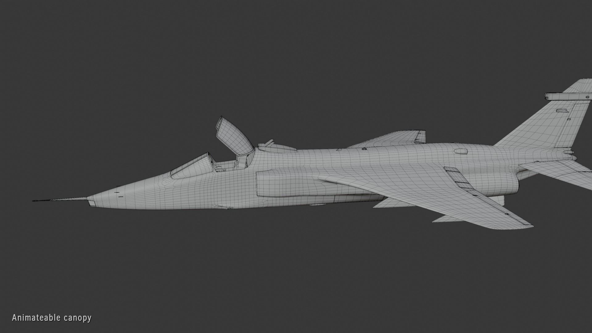 Sepecat Jaguar GR3 3D model 3D model_11
