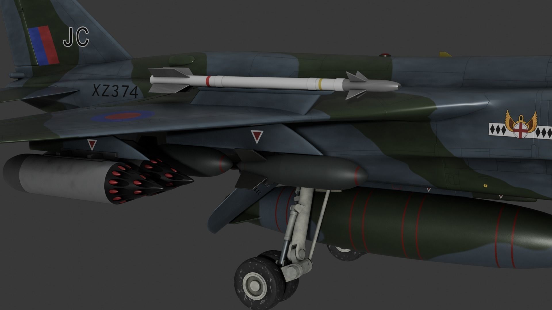 Sepecat Jaguar GR3 3D model 3D model_9