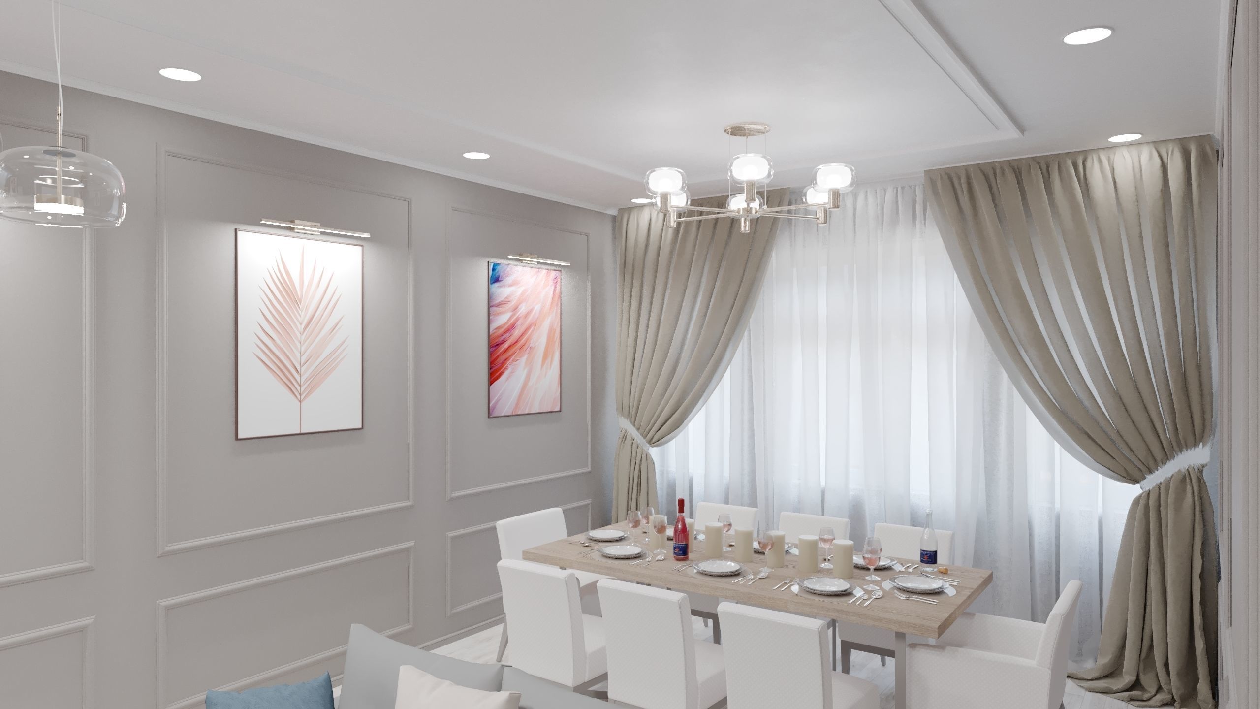 Living Room Interior 3D Model 3D model_7