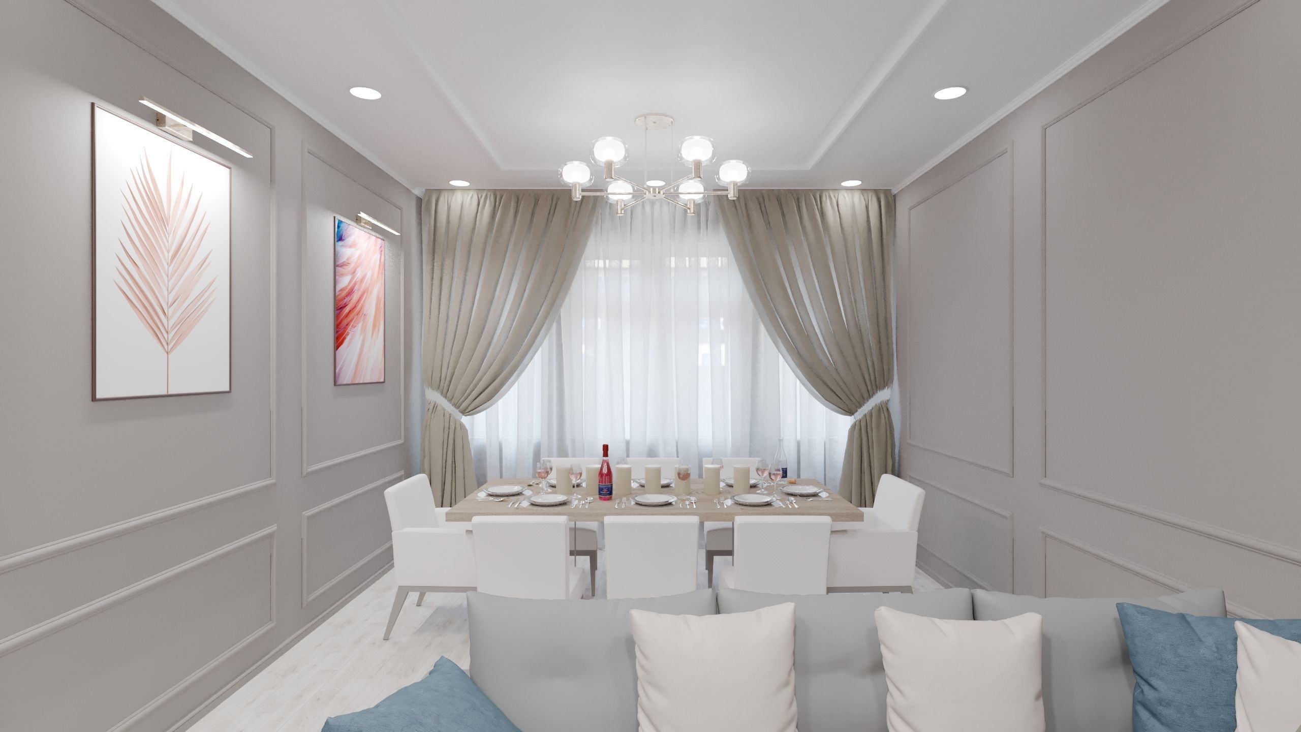 Living Room Interior 3D Model 3D model_1