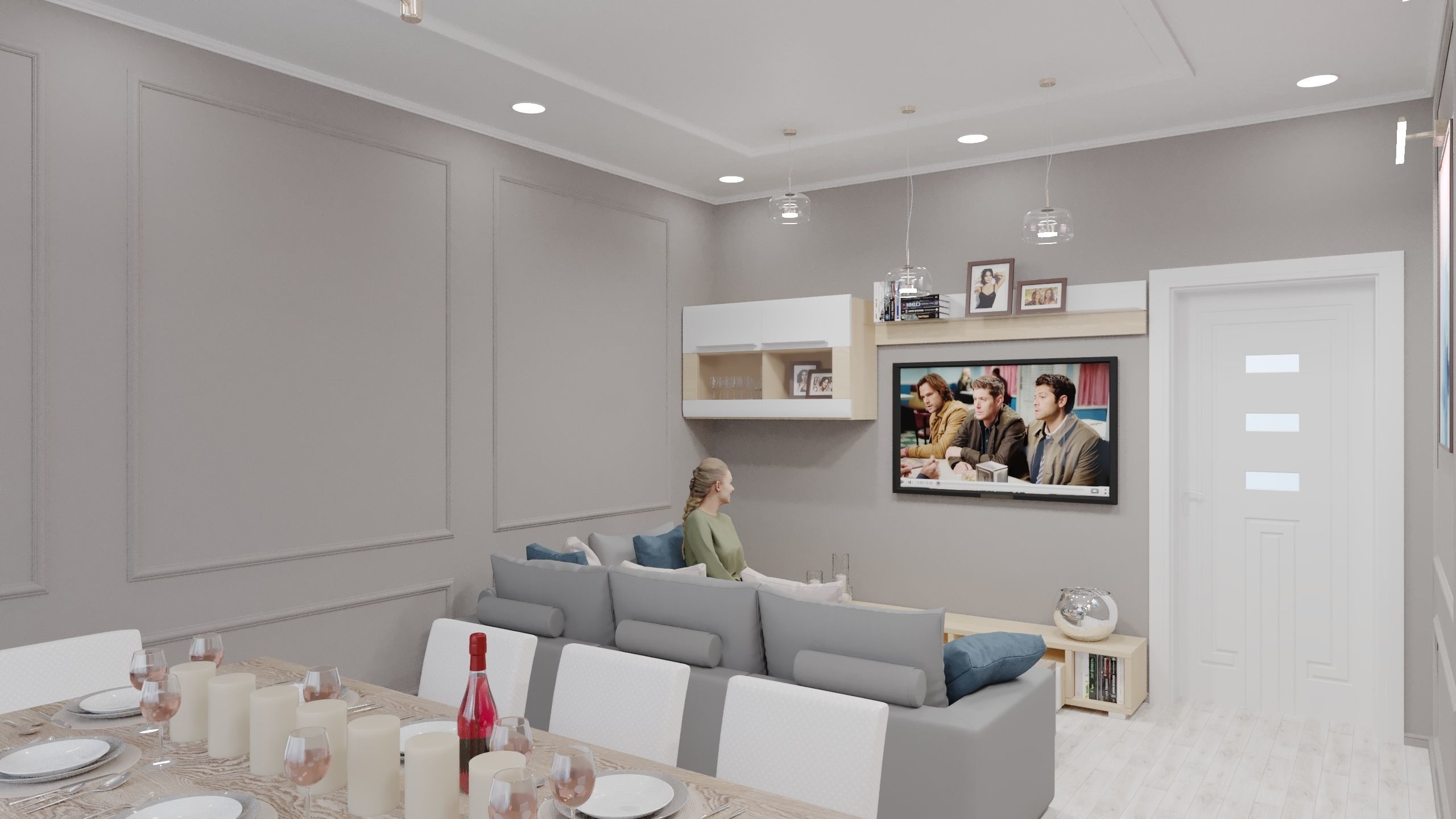 Living Room Interior 3D Model 3D model_5