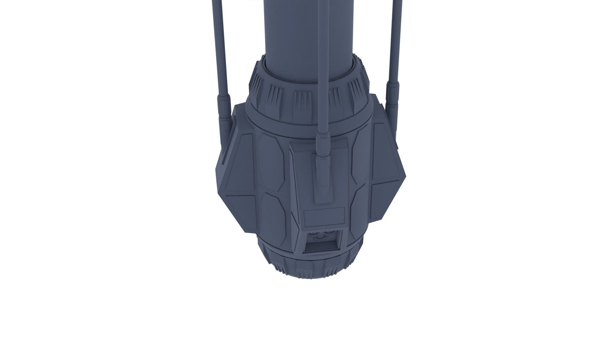 Death Star Skyhook 1-6 scale Hottoys  3D print model_2