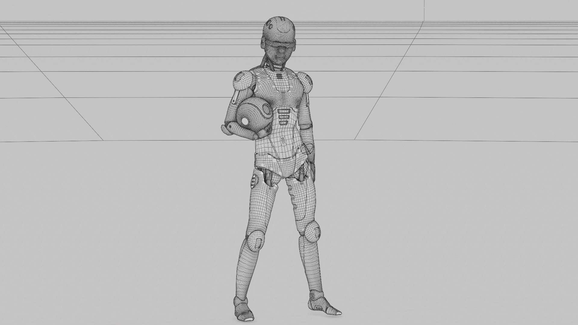 CHILD BOT V-2  Rigged for Unreal Engine - Unity - MIXAMO 3D model_39