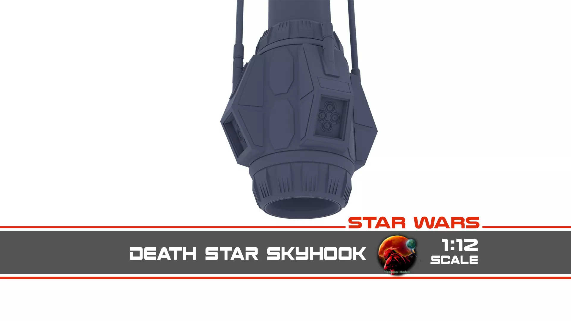 Death Star Skyhook 1-12 scale Blackseries 3D print model_0