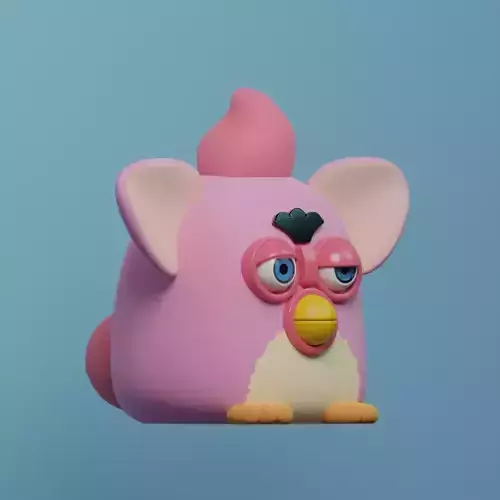 Retro Furby Frenzy - 3D Printable Model
