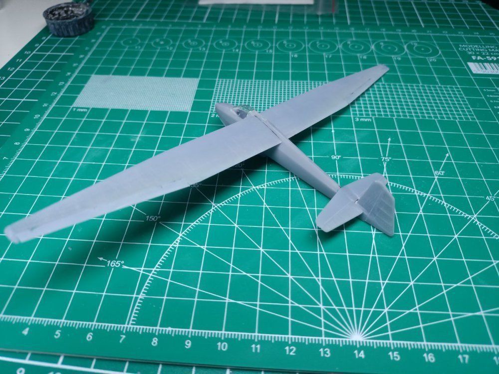 SZD-15 Sroka Glider 3D print model_8