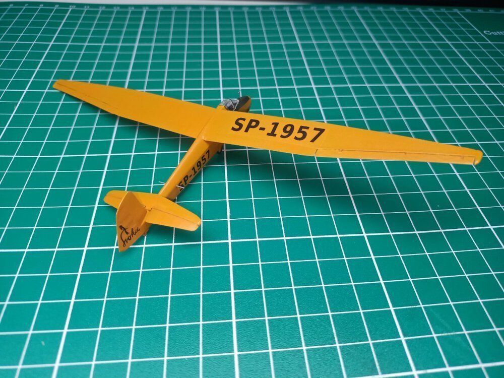 SZD-15 Sroka Glider 3D print model_5