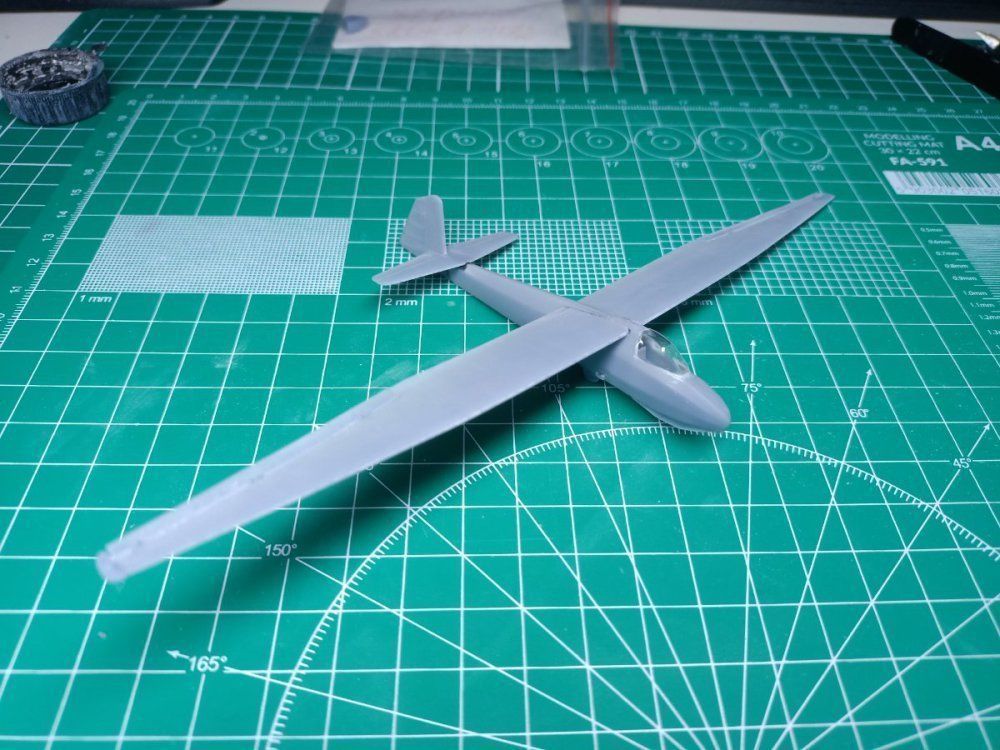 SZD-15 Sroka Glider 3D print model_7