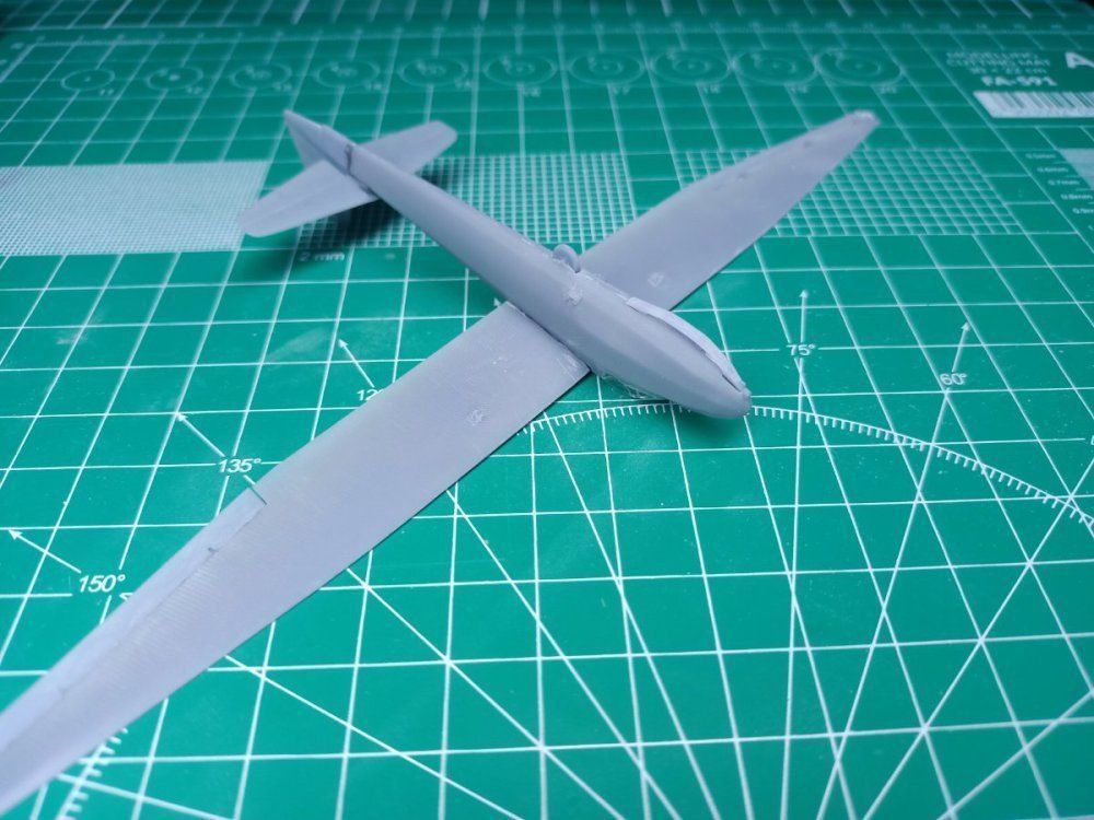 SZD-15 Sroka Glider 3D print model_9