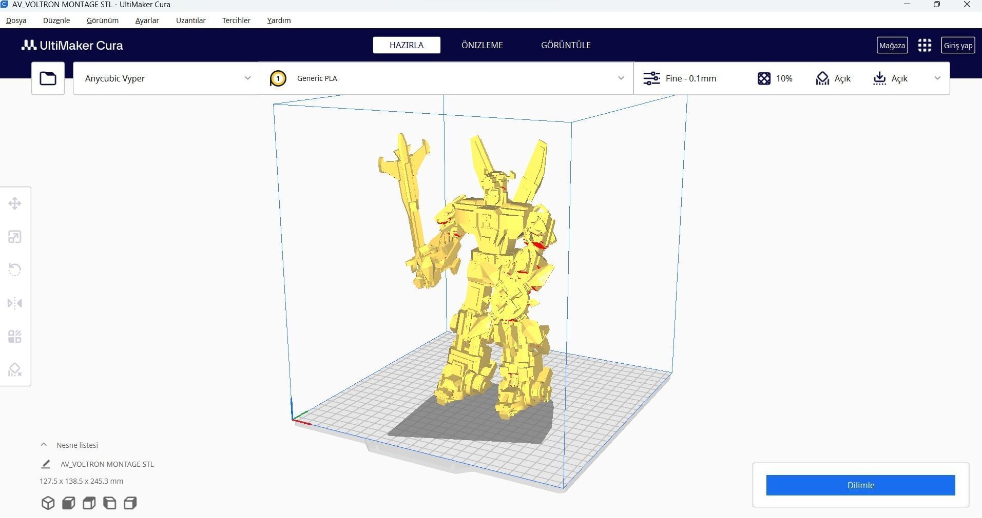 VOLTRON 3D print model_1