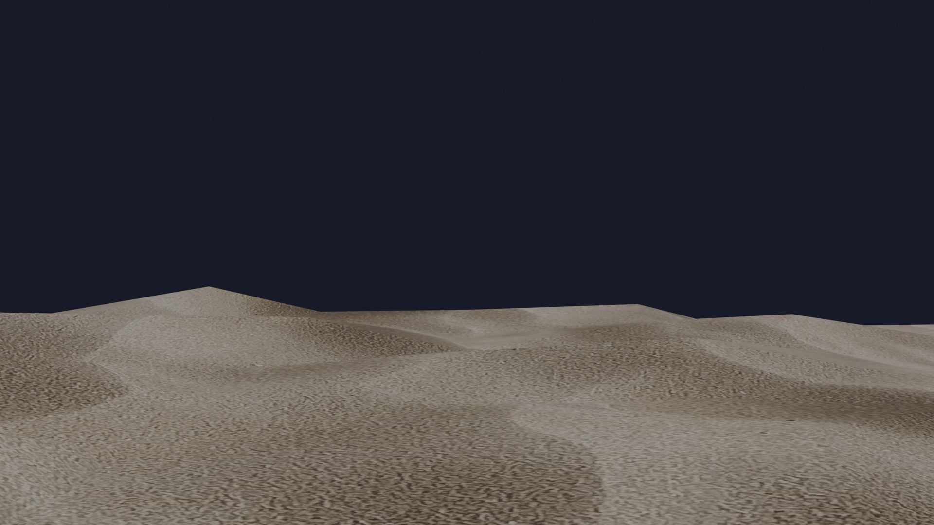 Desert Landscape Free low-poly 3D model_2