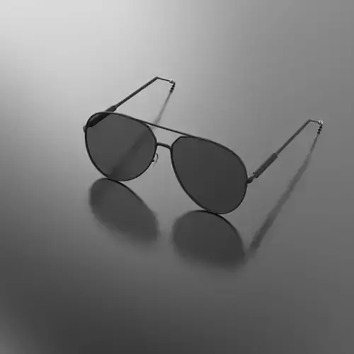 Luxury Sunglasses Aviators 3D Model 6