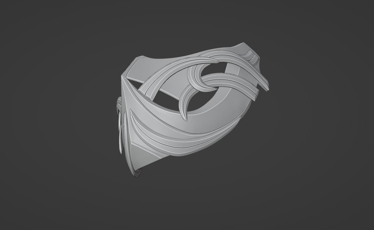 Sub Zero mask from MK1 - Abominable Snow Man 3D print model_6