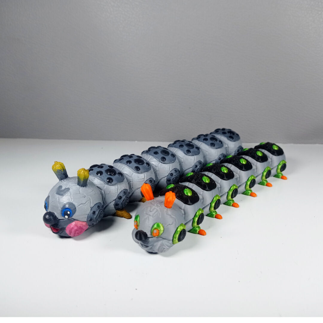 Flexi Robopillar Print In Place No Support 3D print model_6