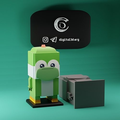 YOSHI BRICKHEADZ 3D print model